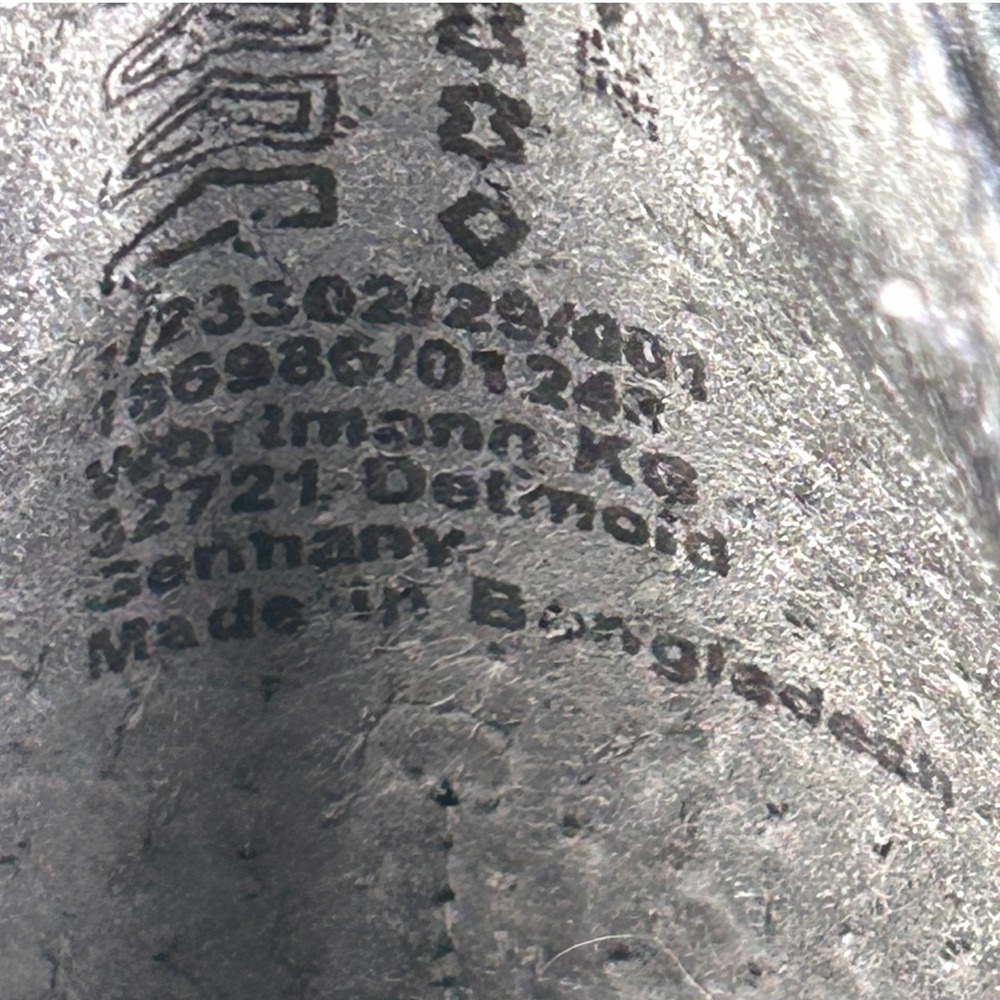 Tamaris Black Leather Wingtip Oxford Block Heels Brogue Lug Sole 1-23302-29-001 - Picture 6 of 7